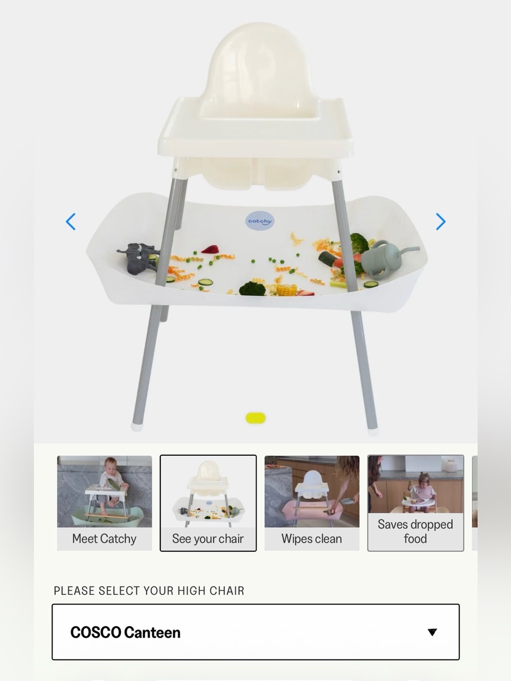 Catchy Food Catcher for High Chair